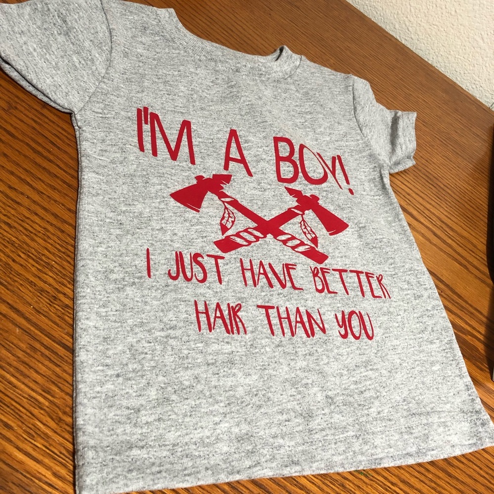 Im a boy kids t-shirt
